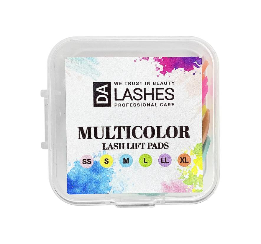 Набір валиків Dalashes Multicolor для ламінування вій (6 пар)