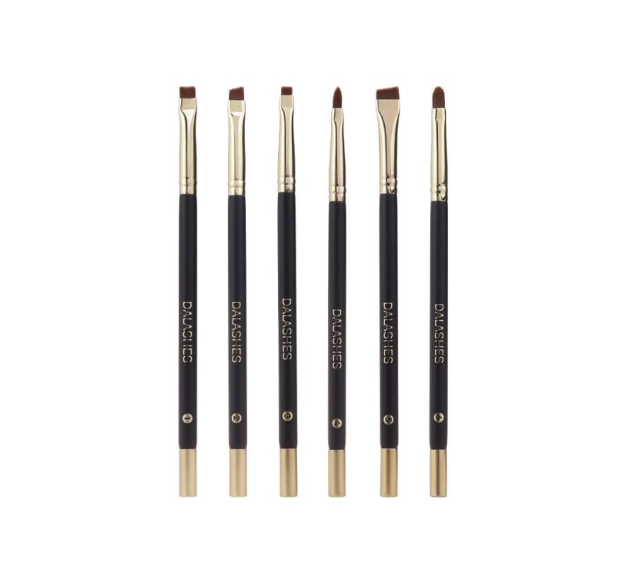 Набор кистей Dalashes Magnetic Brush для бровей и ресниц (6 шт)