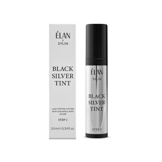 Состав Elan Black Silver Tint №2 для окрашивания ресниц (10 мл)
