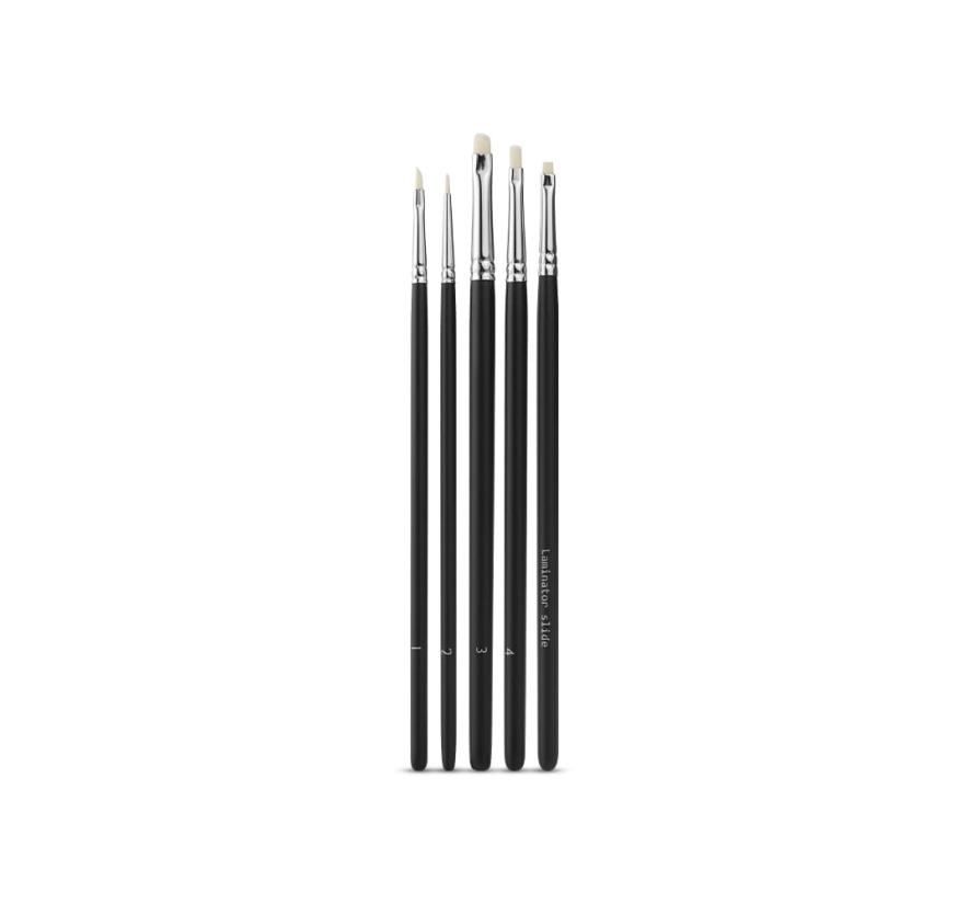 Набір пензлів Lamitta Lash Lift Brush Kit для ламінування вій (5 шт)