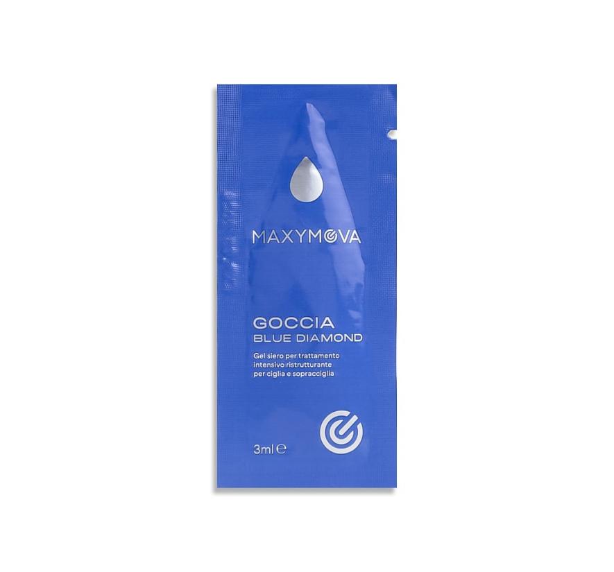 Сыворотка Maxymova Goccia Blue Diamond для бровей и ресниц в саше (3 мл)