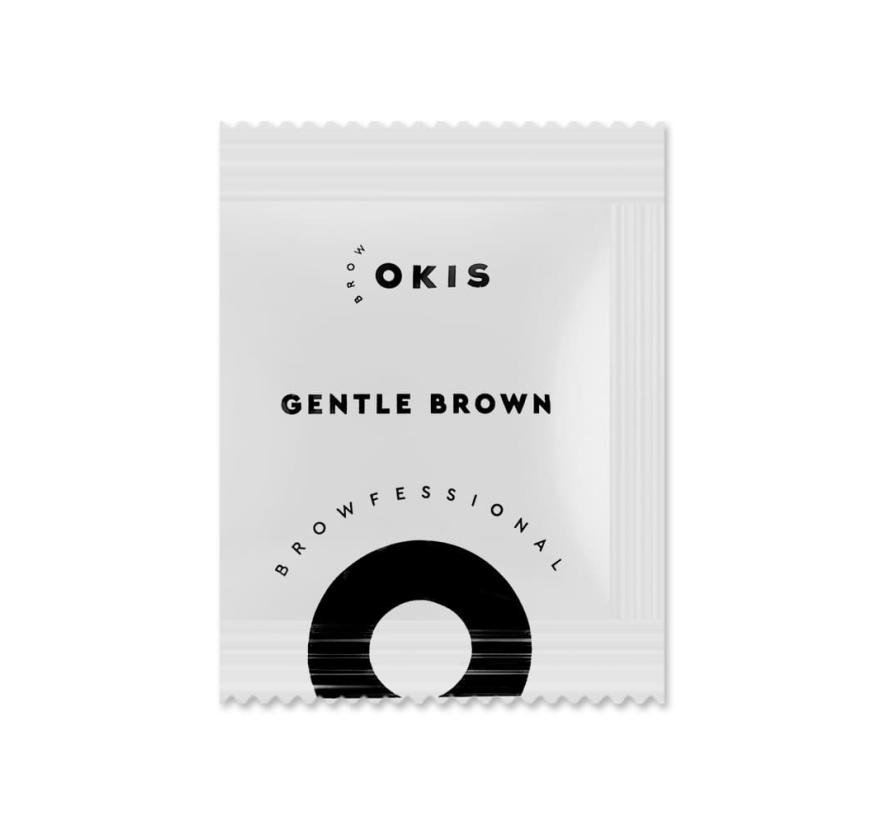 Крем-фарба OKIS BROW з екстрактом хни для брів (у наборі 4 кольори в саше, без окислювача)