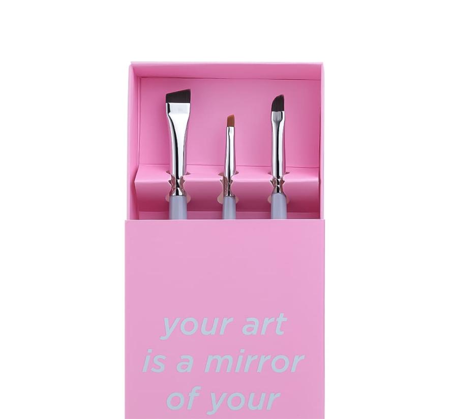 Набір пензлів OkO Your Art is a Mirror of Your Soul (3 шт)
