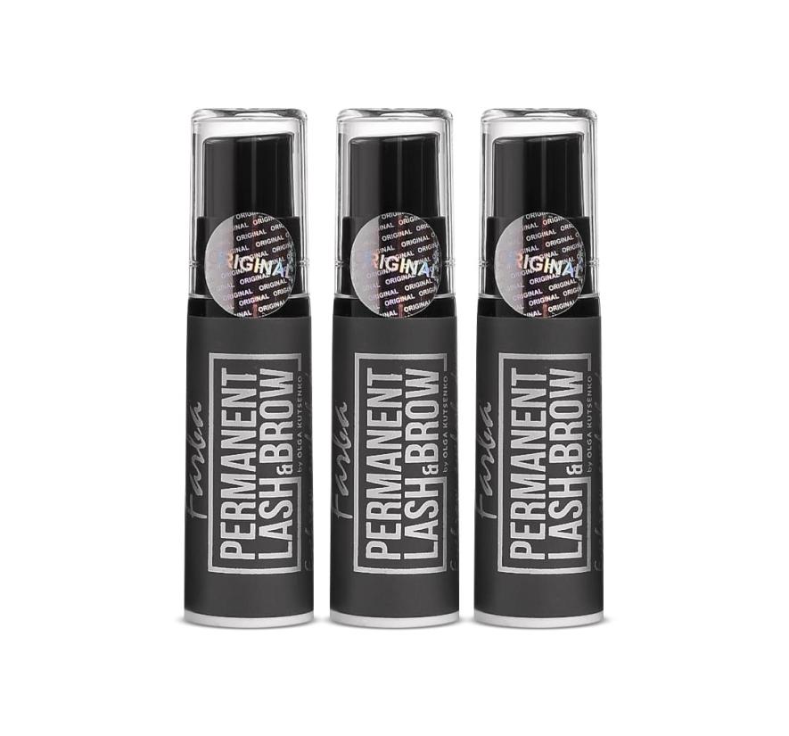 Набір Permanent Lash&Brow фарба+окислювач для фарбування брів та вій
