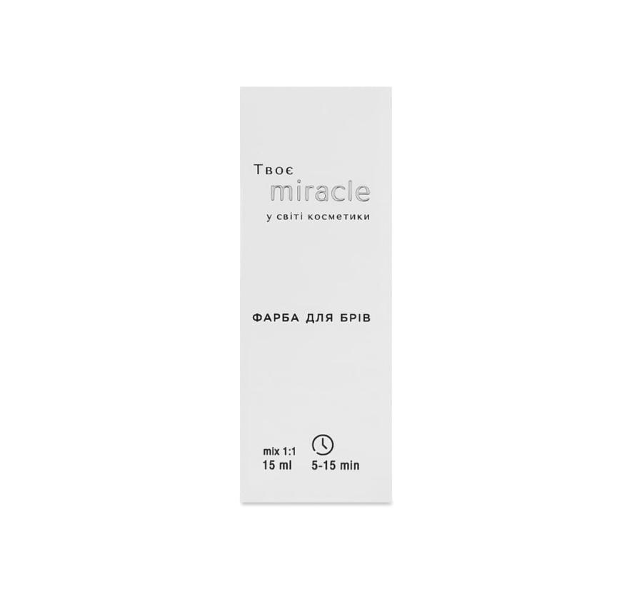 Гель фарба Miracle для брів (15 мл)