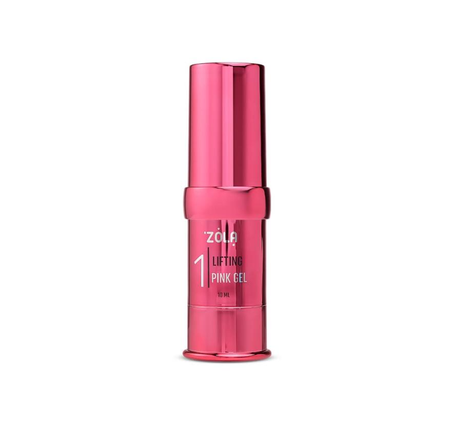 Состав Zola Lifting Pink Gel №1 для ламинирования ресниц и бровей (10 мл)