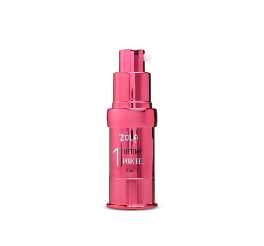 Состав Zola Lifting Pink Gel №1 для ламинирования ресниц и бровей (10 мл)