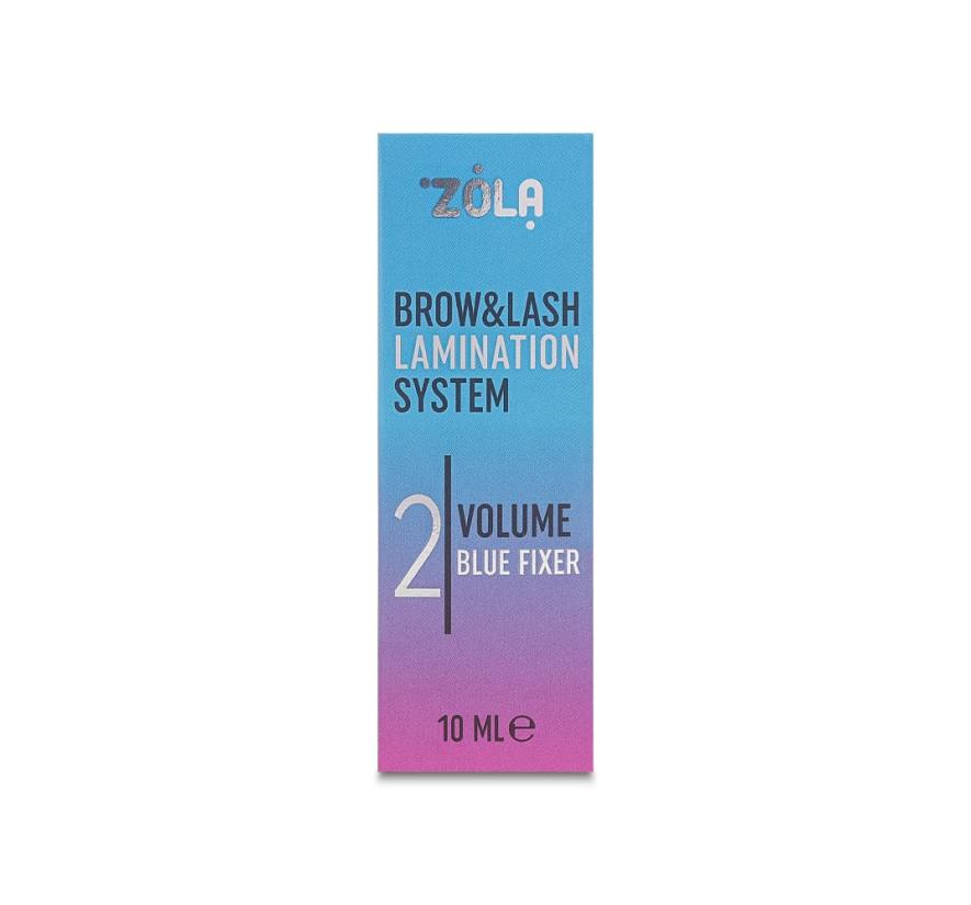 Склад Zola Volume Blue Fixer №2 для ламінування брів і вій (10 мл)