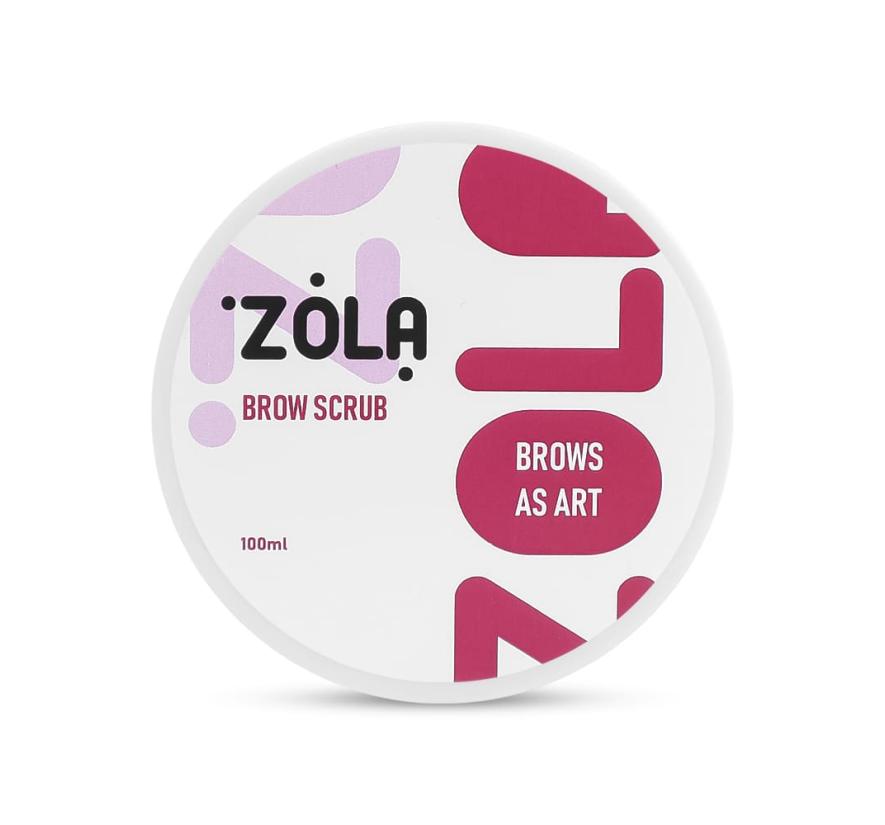 Скраб ZOLA для бровей Brow Scrub, 100 мл