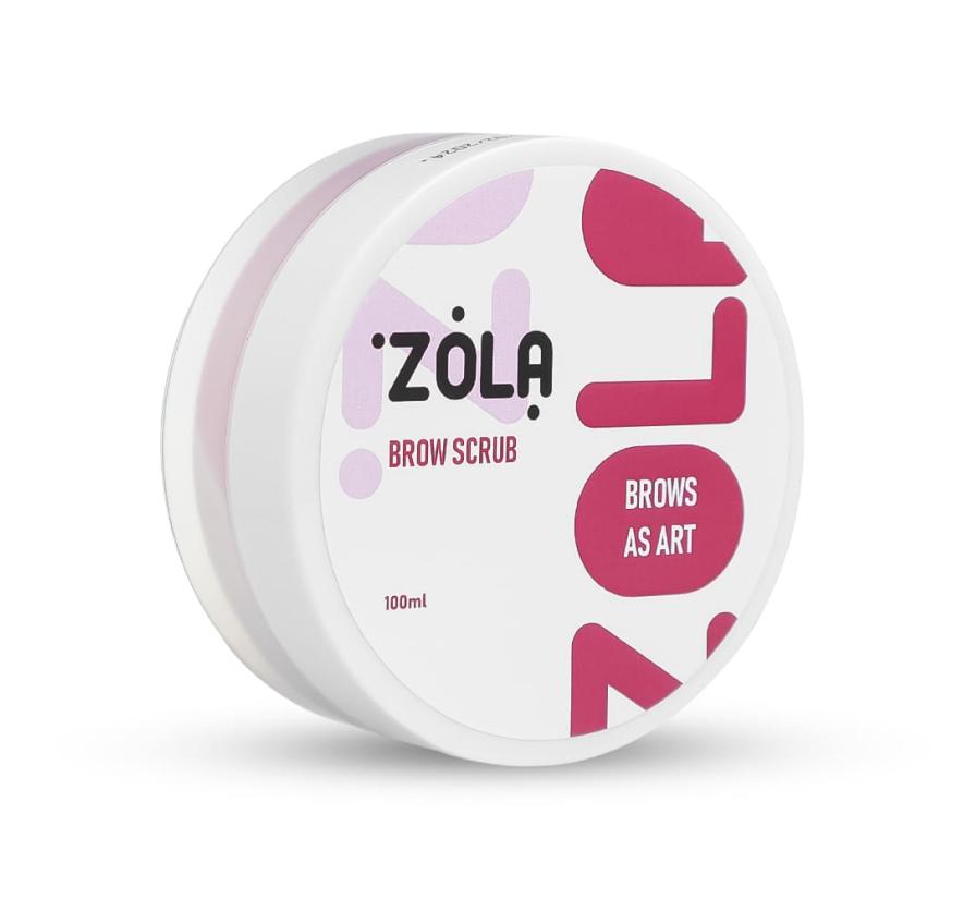 Скраб ZOLA для бровей Brow Scrub, 100 мл