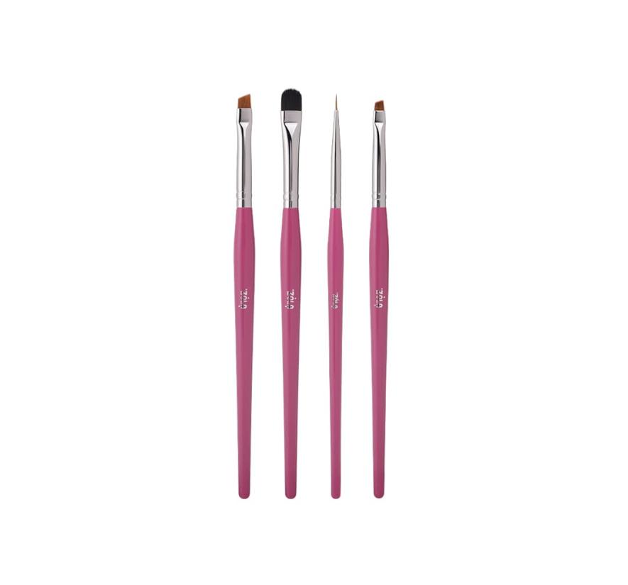 Набор кистей Zola Brow Update Set для бровей (4 шт)