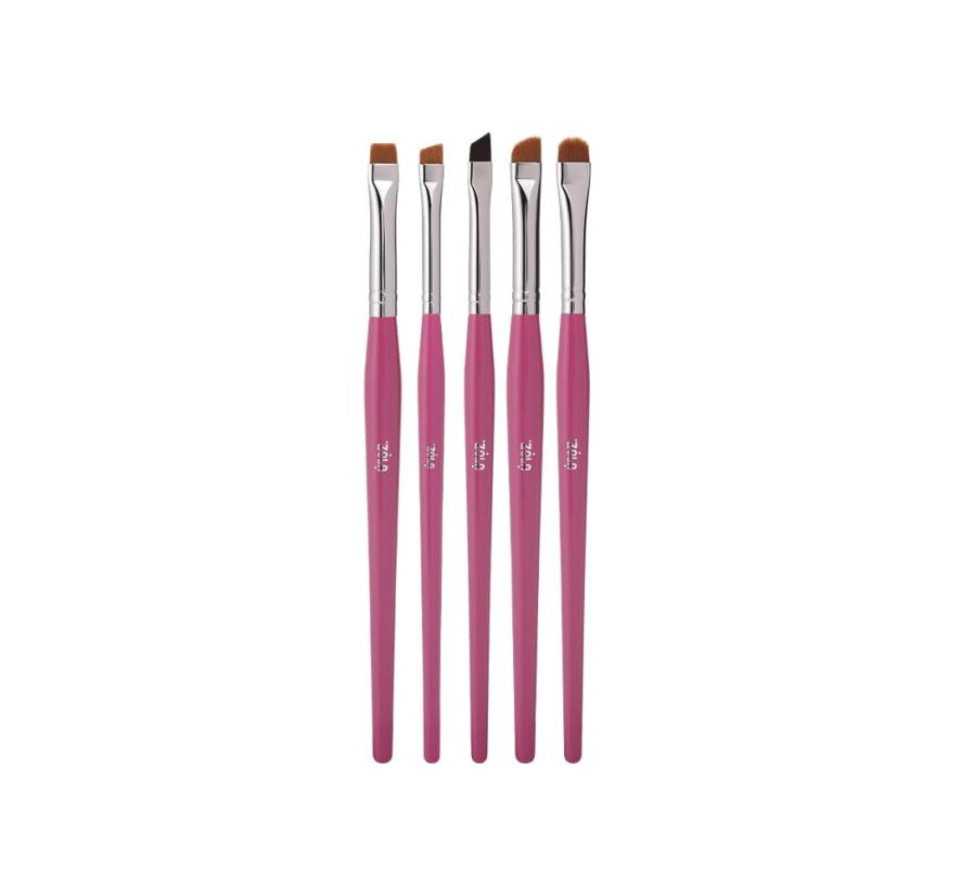 Набор кистей Zola Brow Update Set для бровей (5 шт)