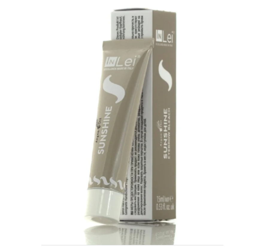Осветлитель SUNSHINE InLei, для бровей с аргановым маслом 15 ml