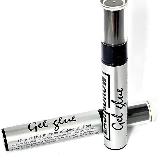 Гель-клей Permanent lash&brow прозрачный, для укладки бровей (10 мл)