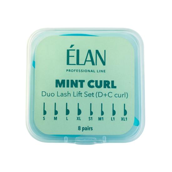 Набор валиков Elan Mint Curl для ламинирования ресниц (8 пар)
