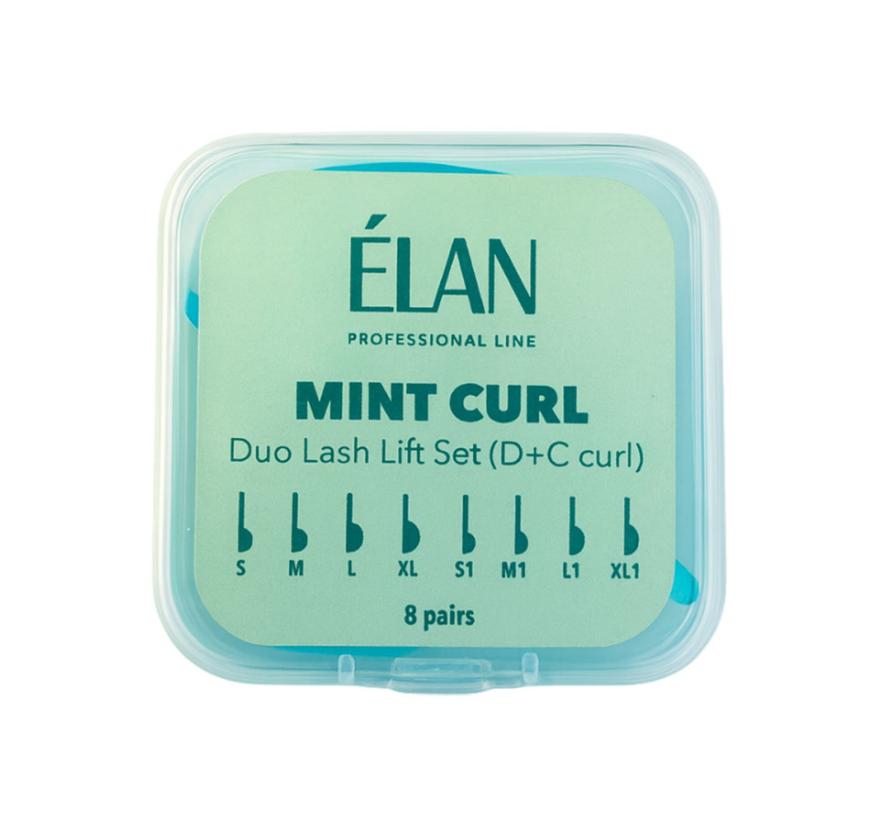 Набор валиков Elan Mint Curl для ламинирования ресниц (8 пар)
