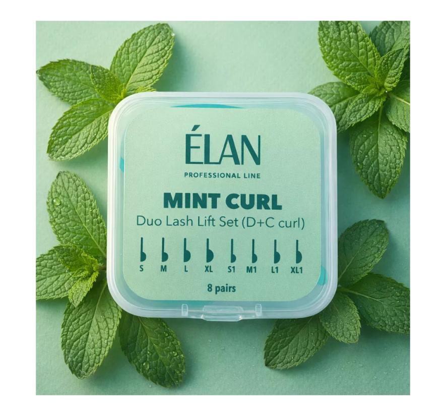 Набор валиков Elan Mint Curl для ламинирования ресниц (8 пар)