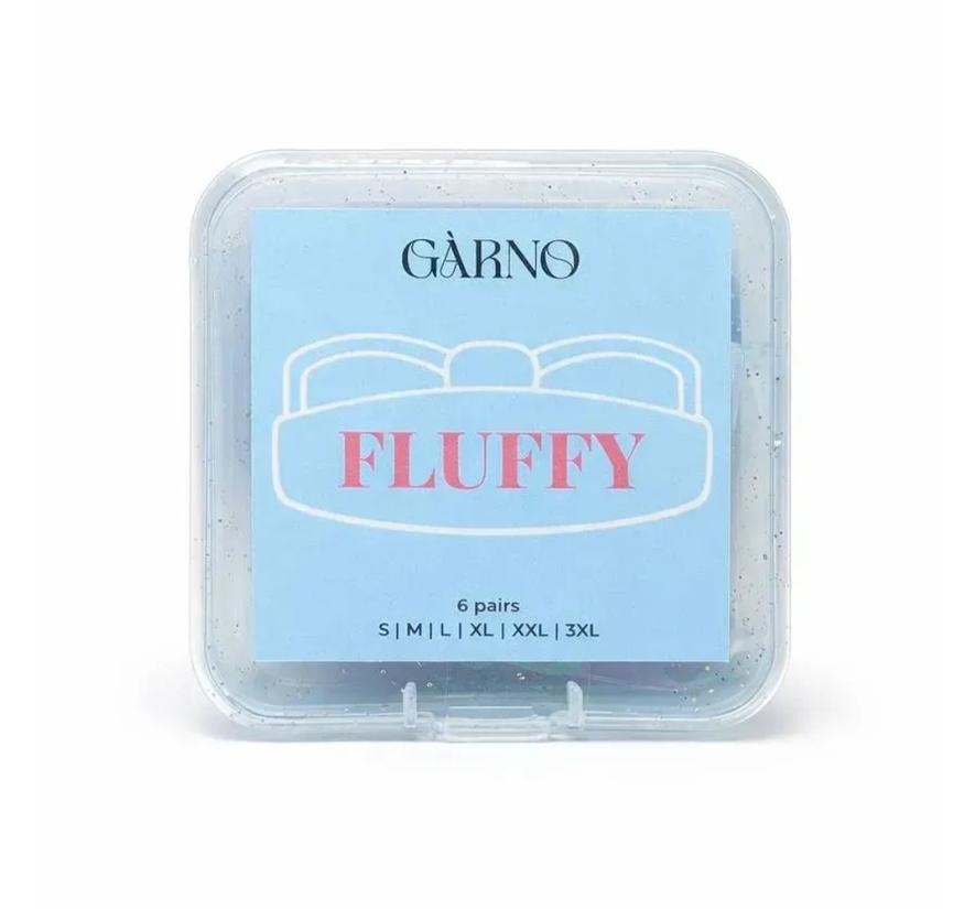 Набор валиков Garno Fluffy для ламинирования ресниц (6 пар)
