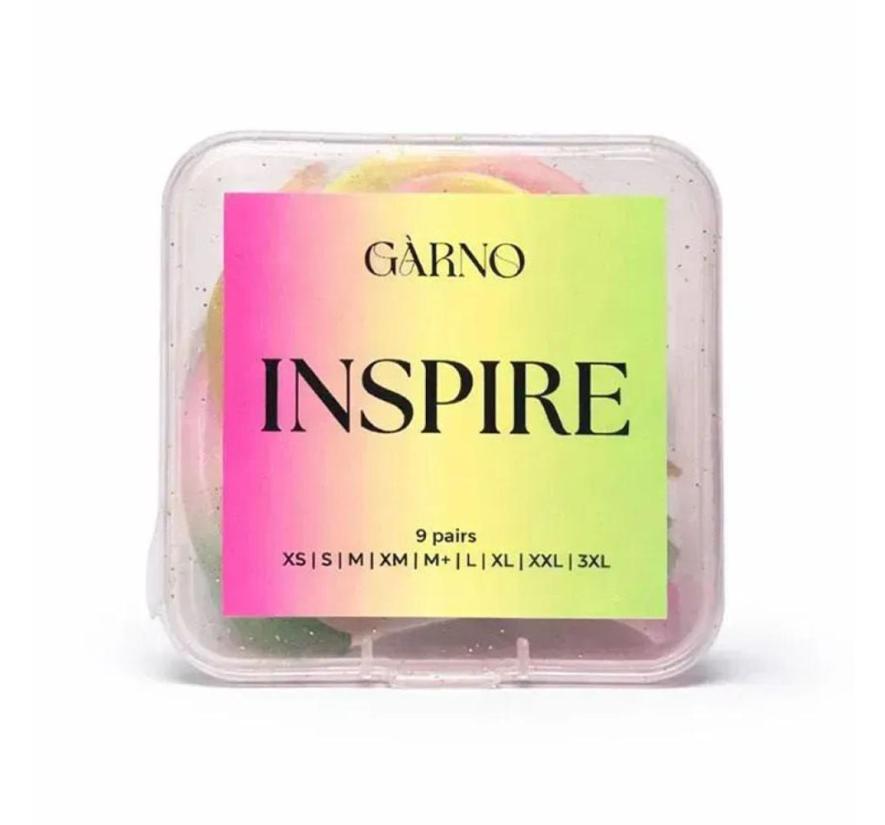 Набор валиков Garno Inspire для ламинирования ресниц (9 пар)