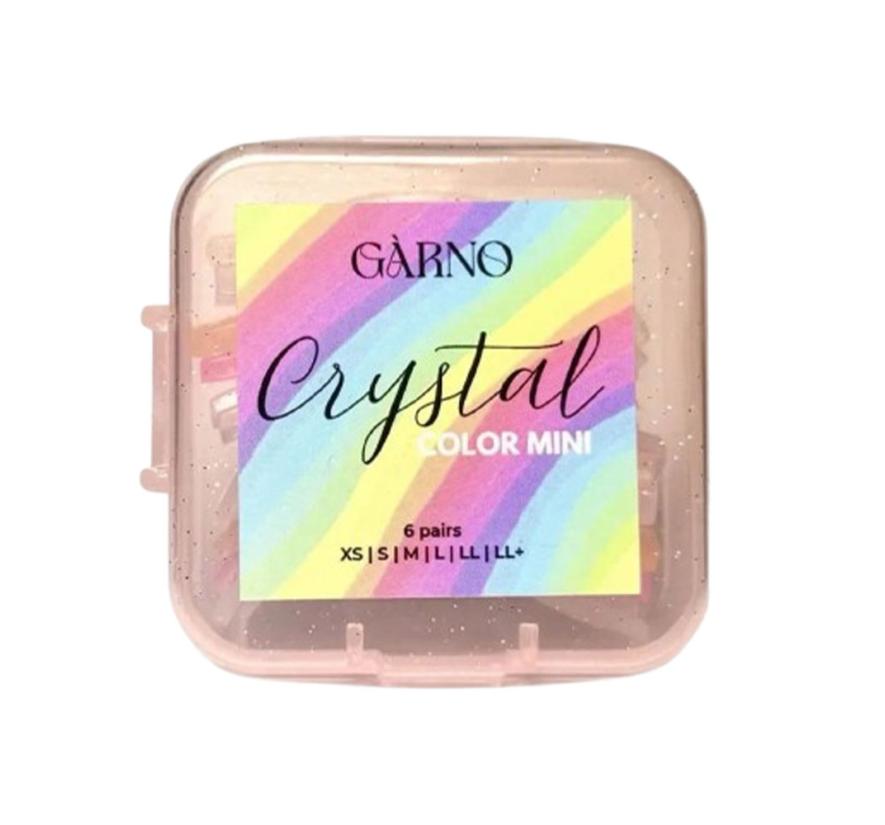 Набор валиков Garno Crystal Color mini для ламинирования ресниц (6 пар)