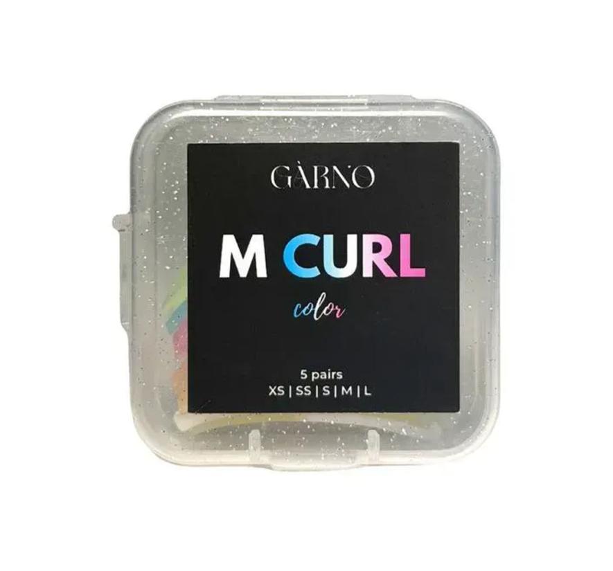 Набор валиков Garno M Curl Color для ламинирования ресниц (5 пар)