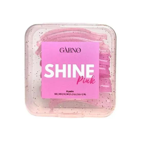 Набор валиков Garno Shine Pink для ламинирования ресниц (8 пар)
