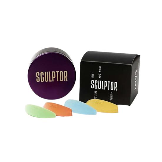 Набор валиков Sculptor Lash для ламинирования ресниц разноцветных (4 пары)