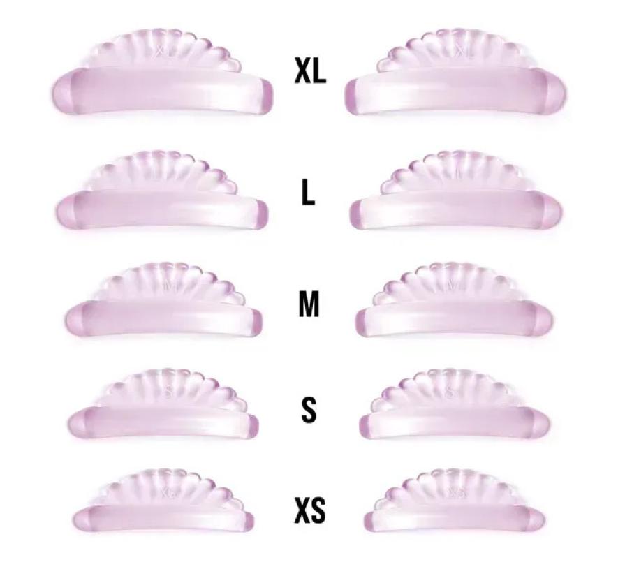 Набор валиков Sinart Curlers Pink Jelly для ламинирования ресниц (6 пар)
