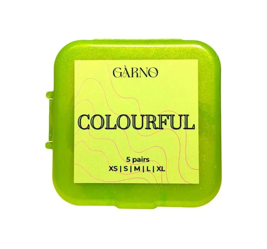 Набір валиків Garno Colourful для ламінування вій (5 пар)