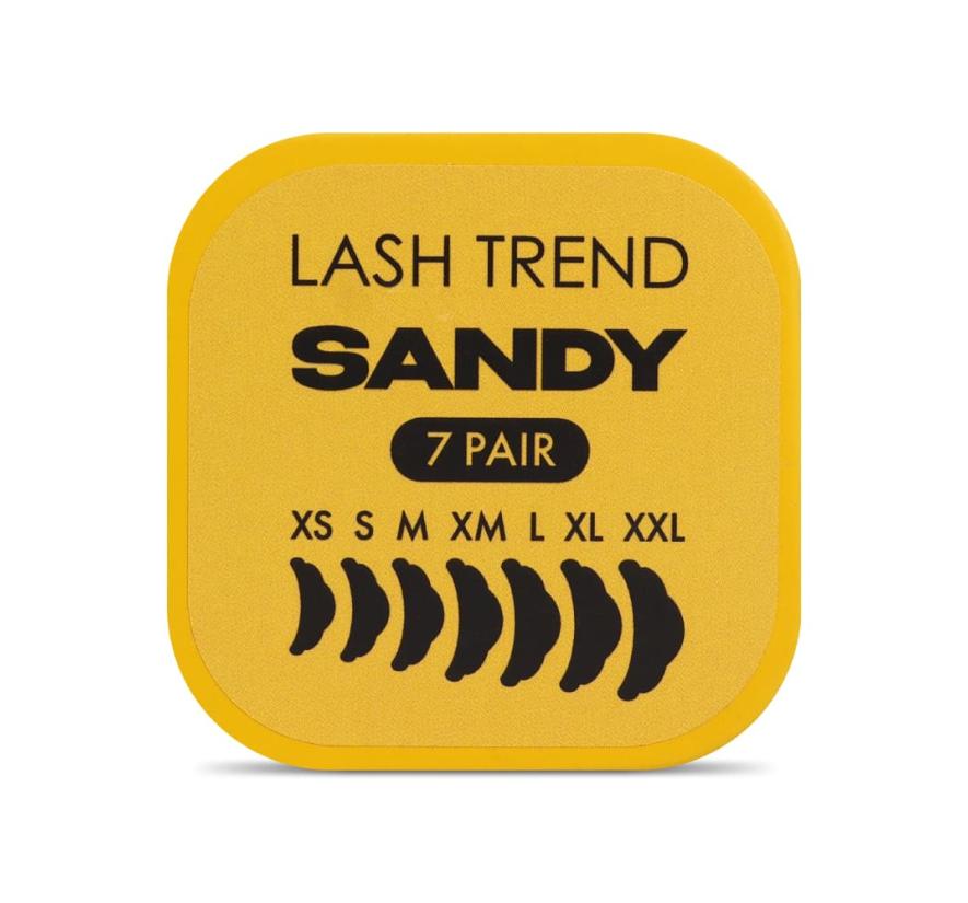 Набір валиків Lash Trend Sandy для ламінування вій (7 пар)