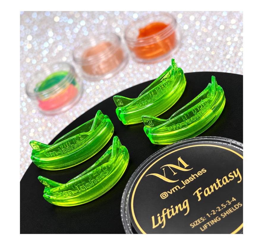 Набор валиков VieM Lashes Lifting Fantasy для ламинирования ресниц (4 пары)