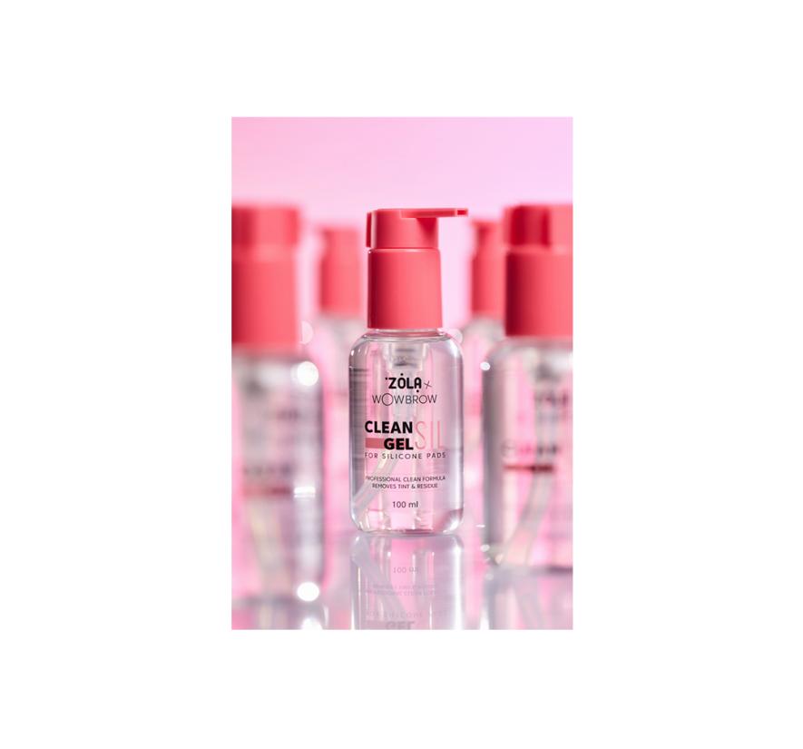 Очиститель Zola x WowBrow Clean Sil Gel для валиков (100 мл)