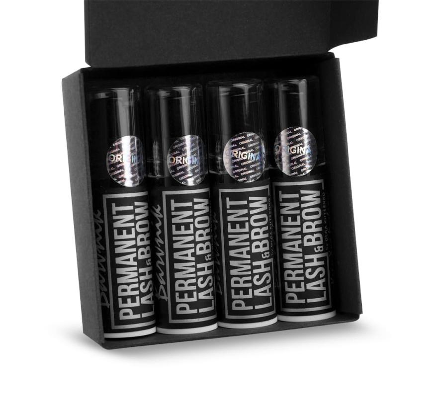 Набор крем-хны Permanent Lash&Brow Mini Barvnik для бровей (4*5 мл)