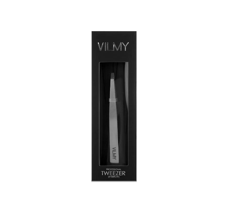 Пинцет Vilmy для бровей прямой