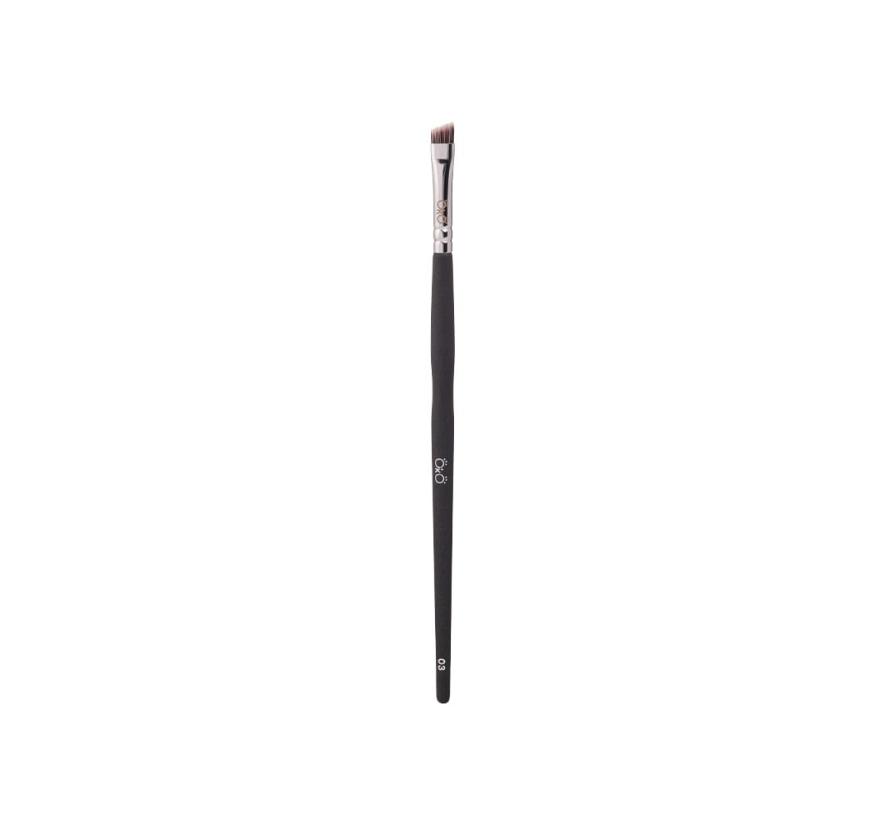 Кисть OkO №3 Black Edition, скошенная 