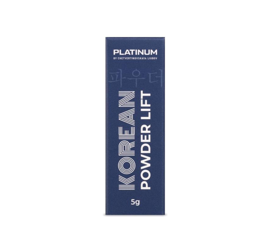 Фиксирующая пудра Platinum для корейского ламинирования ресниц (5 г)