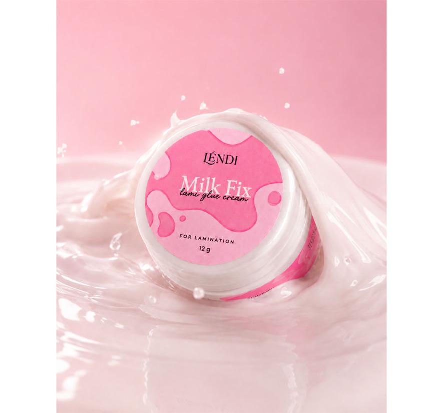 Клей Lendi Milk Fix Lami Glue Cream, для ламинирования ресниц (12 г)