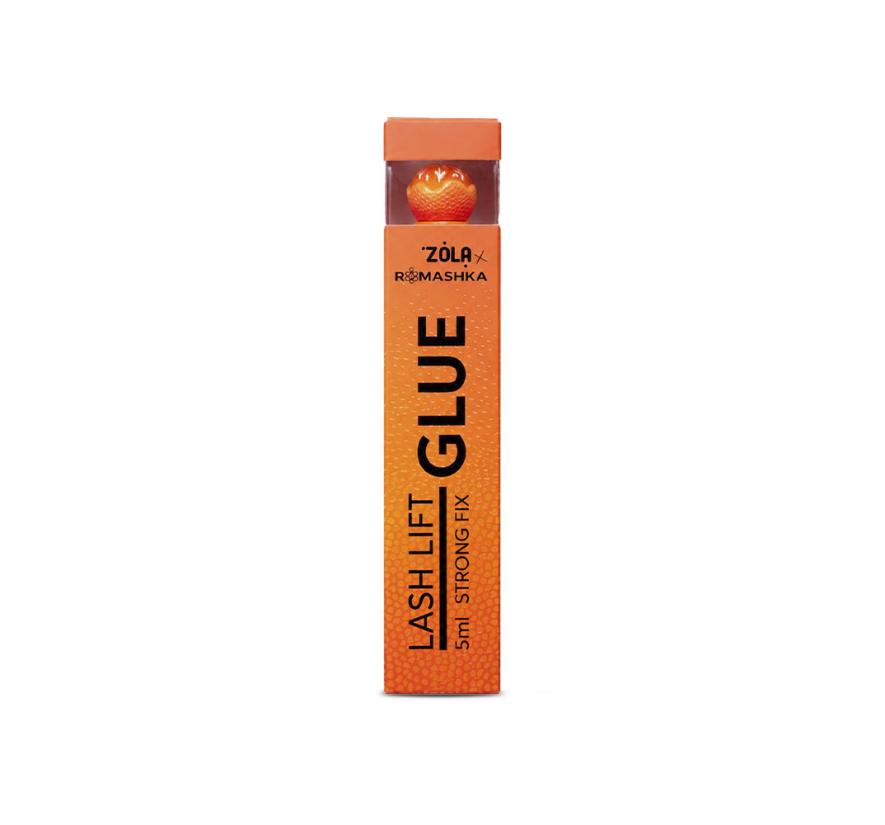 Клей Zola x Romashka Orange Lash Lift Glue Strong Fix для ламінування вій (5 мл)