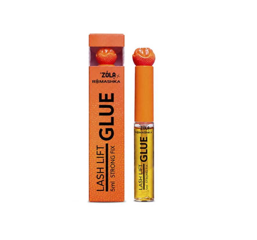 Клей Zola x Romashka Orange Lash Lift Glue Strong Fix для ламінування вій (5 мл)