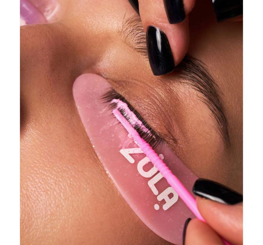 Фиксирующая пудра Zola x Romashka Pink LamiSculpt для ламинирования ресниц (10 г)