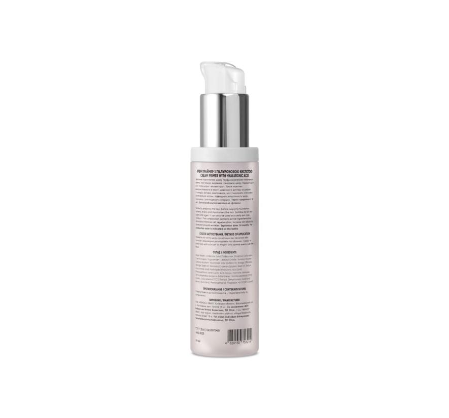 Праймер-крем Zola Cream primer with Hyaluronic ACID с гиалуроновой кислотой