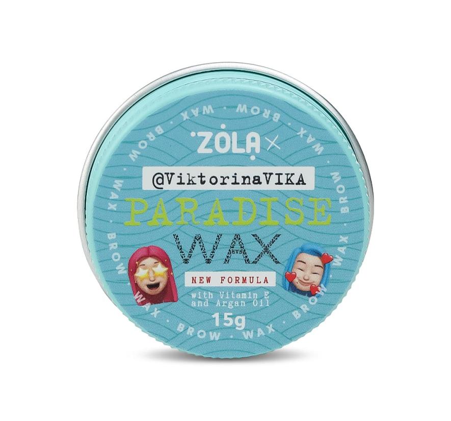 Віск ZOLA для укладання брів Viktorina Vika Paradise Wax