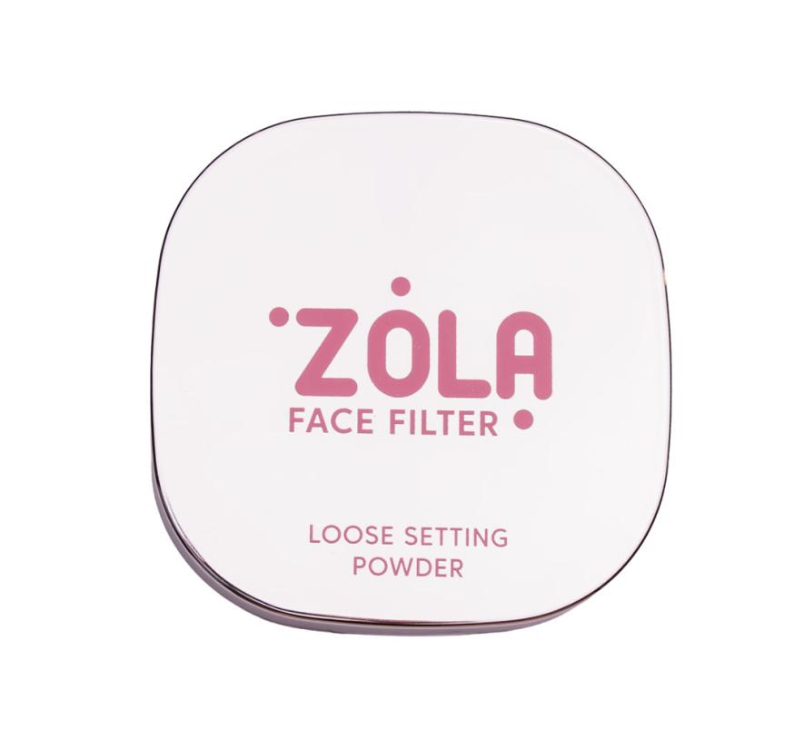 Пудра Zola Face Filter, фиксирующая, рассыпная, для макияжа