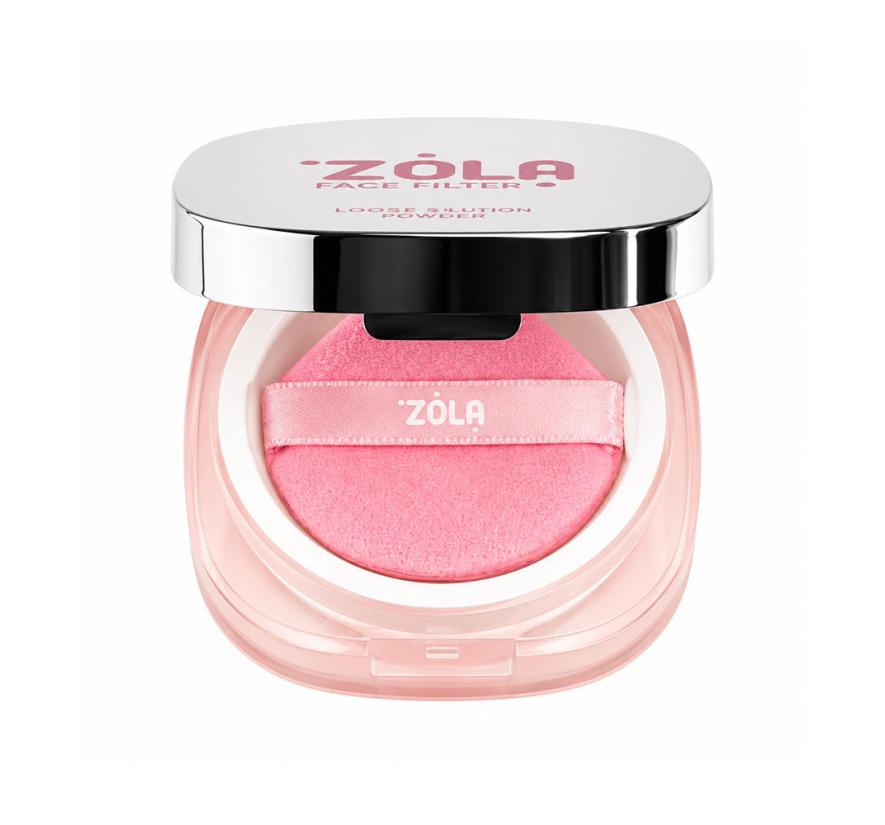 Пудра Zola Face Filter, фиксирующая, рассыпная, для макияжа