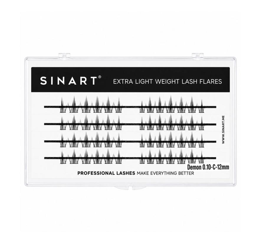 Ресницы-пучки Sinart Eye Lashes Pro Demon 12 мм