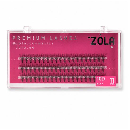 Ресницы-пучки Zola 10 D накладные