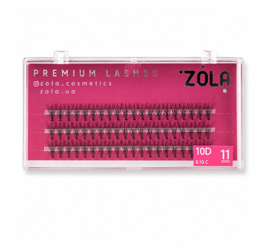Ресницы-пучки Zola 10 D накладные