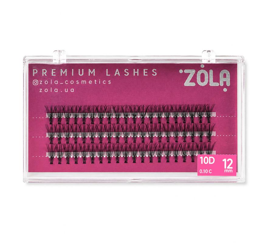 Ресницы-пучки Zola 10 D накладные