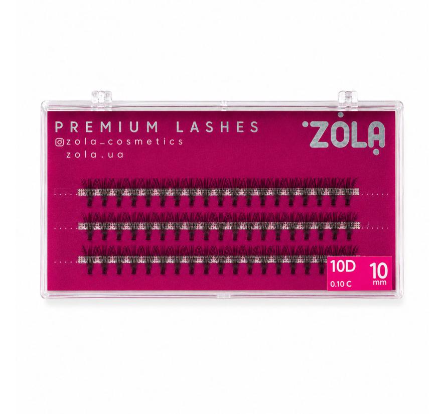 Ресницы-пучки Zola 10 D накладные