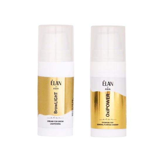 Набор системы Elan x Asia Brow Light для осветления бровей (10 мл)